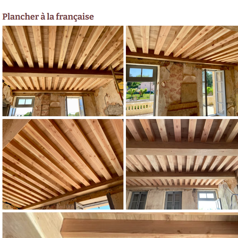 Site charpentier en Gironde créé par Hekat Développement web